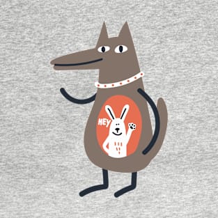 Wolf Yummie Bunny T-Shirt